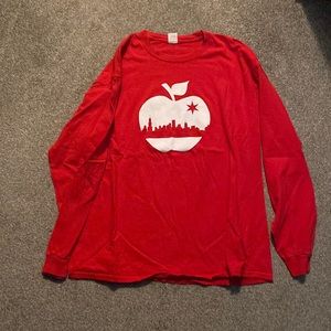 Big Apple and Chicago long sleeve tee-shirt
